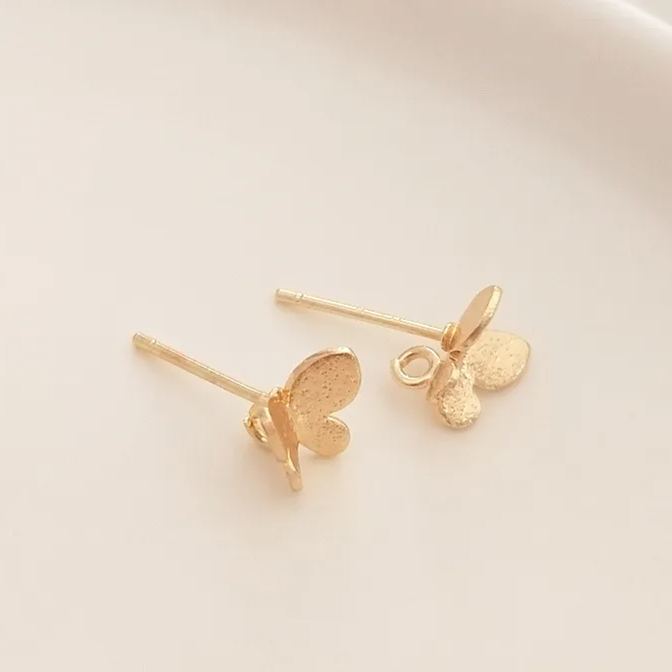 Ornamented Earrings Posts Accessory for Earrings Making