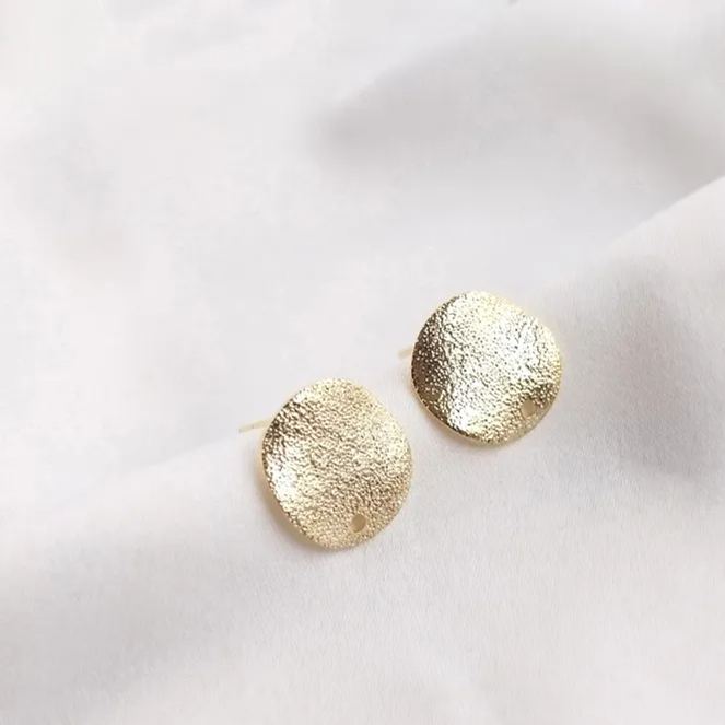 Ornamented Earrings Posts Accessory for Earrings Making