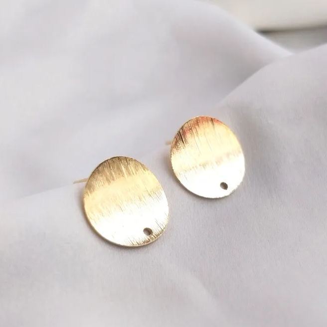 Ornamented Earrings Posts Accessory for Earrings Making