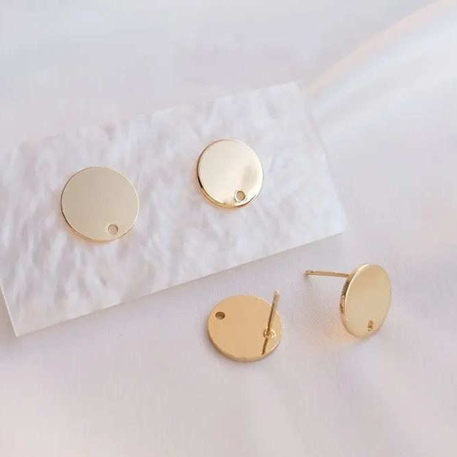 Ornamented Earrings Posts Accessory for Earrings Making