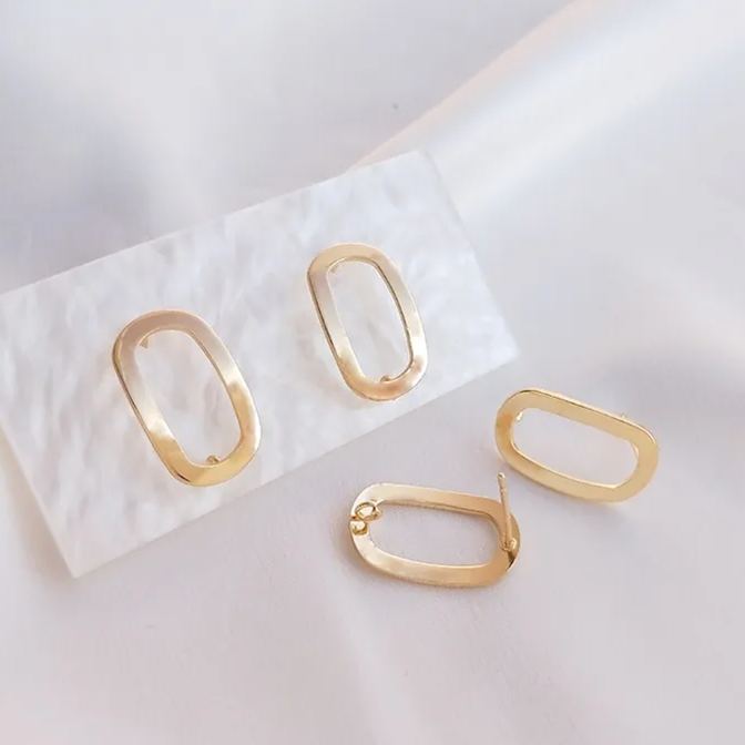 Ornamented Earrings Posts Accessory for Earrings Making