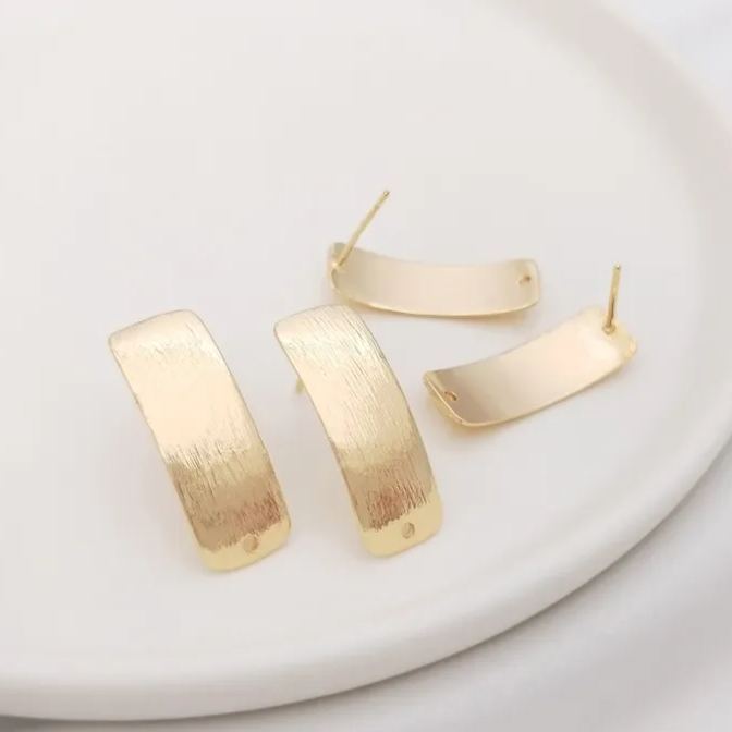 Ornamented Earrings Posts Accessory for Earrings Making