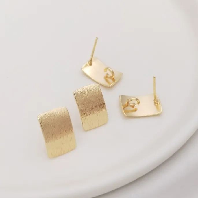 Ornamented Earrings Posts Accessory for Earrings Making