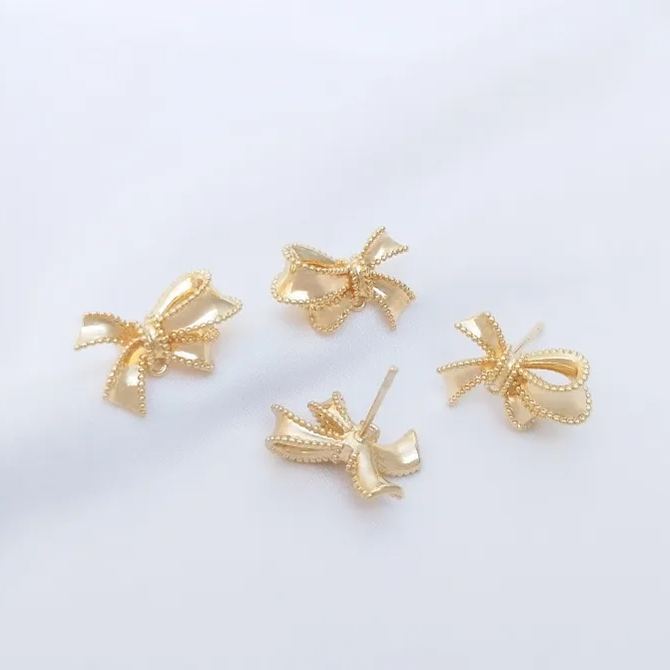 Ornamented Earrings Posts Accessory for Earrings Making