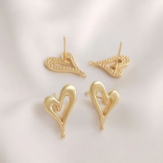 Ornamented Earrings Posts Accessory for Earrings Making