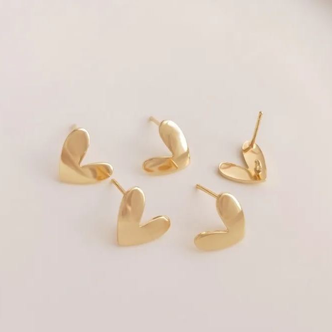 Ornamented Earrings Posts Accessory for Earrings Making