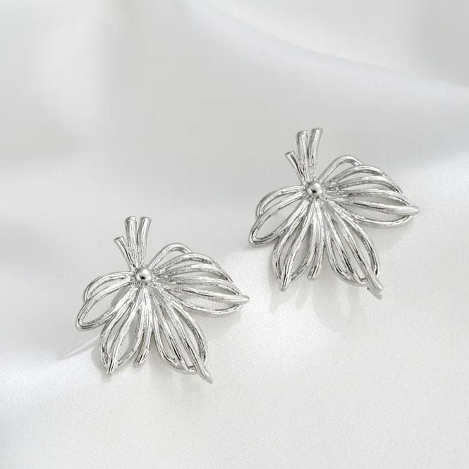 Ornamented Earrings Posts Accessory for Earrings Making