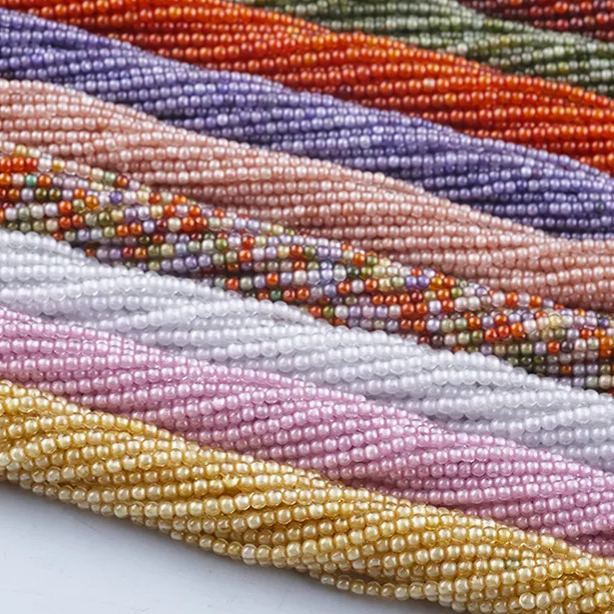 Colored Zircon Round Beads Strand 2mm 3mm