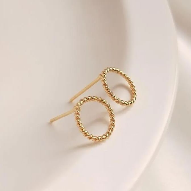 Ornamented Earrings Posts Accessory for Earrings Making