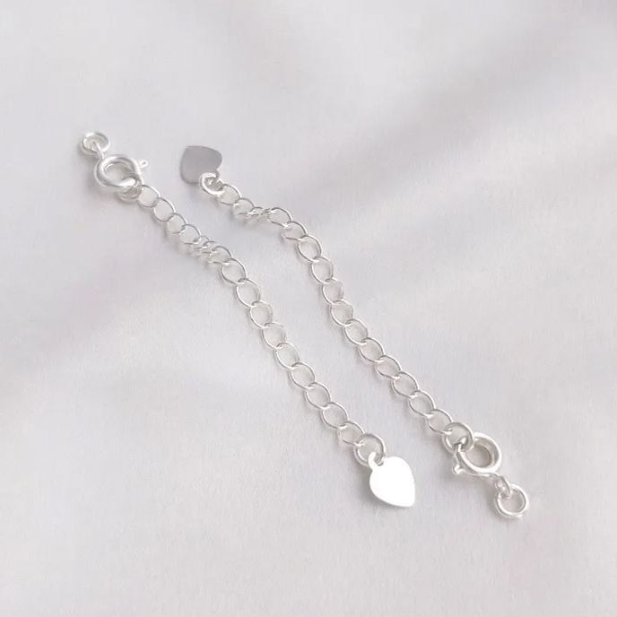 6mm Round Clasp with Extension Chain Accessory for Jewelry DIY