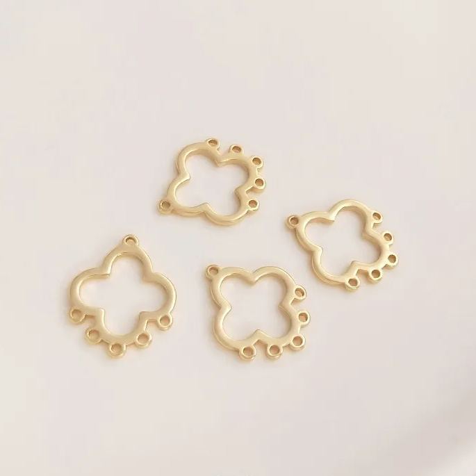 Geometric Frame with Multiple Hanging Rings Accessory for Earrings Making