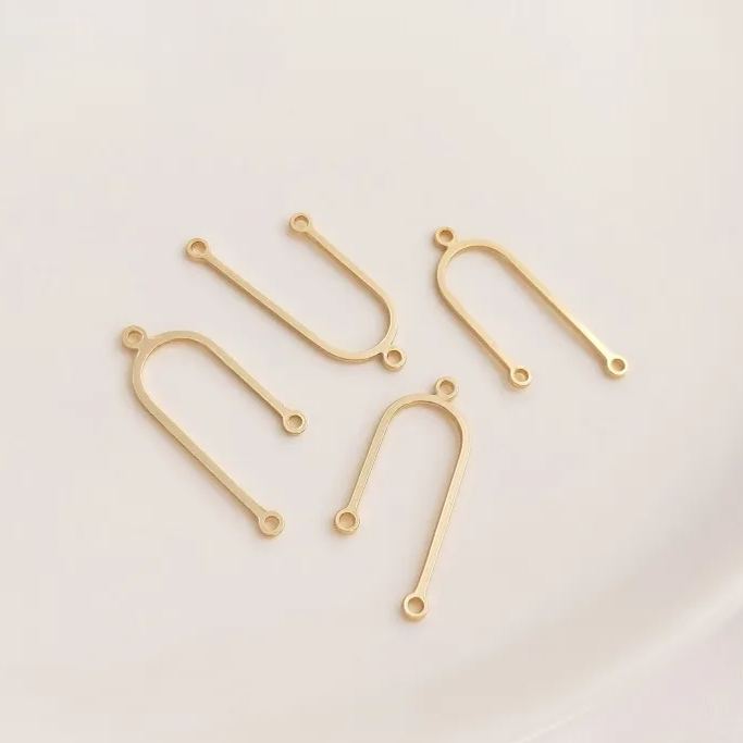 Geometric Frame with Multiple Hanging Rings Accessory for Earrings Making