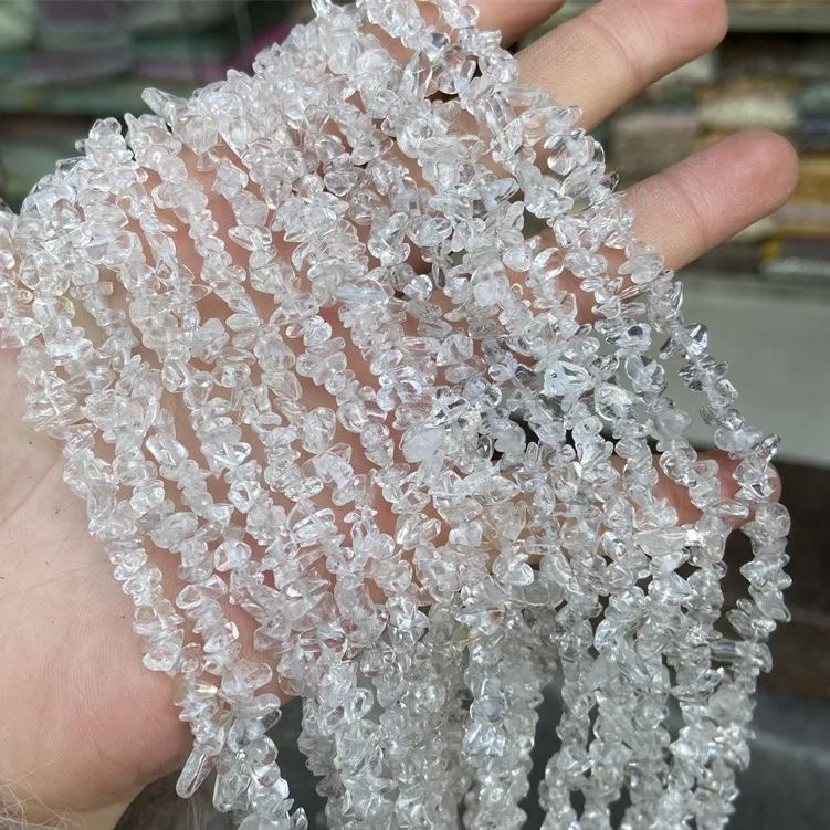 Real Natual Crystals Raw Stone Beads Strand