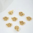 #1 white zircon 8x10mm