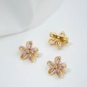 #10 pink zircon 13x13mm