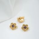 #14 purple zircon 12x12mm 