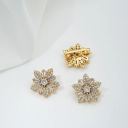#15 white zircon 14x13mm 
