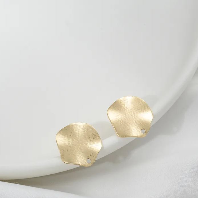 Ornamented Earrings Posts Accessory for Earrings Making