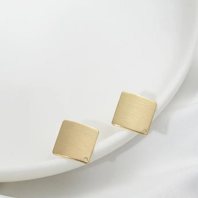 Ornamented Earrings Posts Accessory for Earrings Making