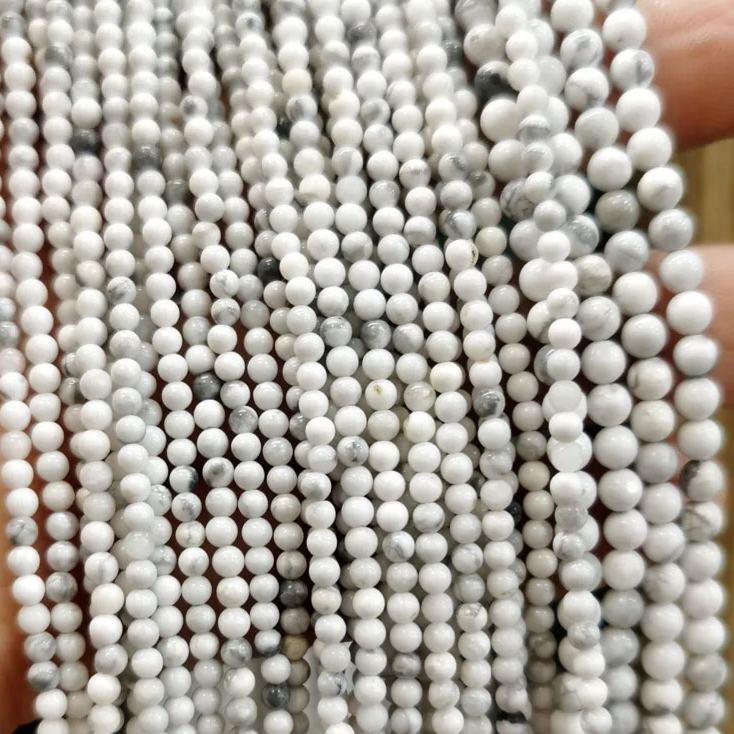 2mm 3mm Mini Natural Gemstone Round Beads Strand