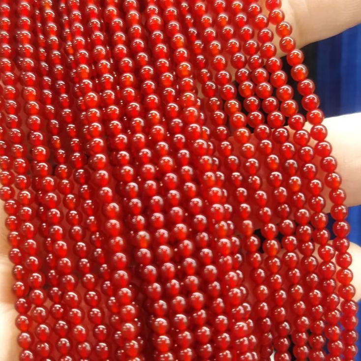 2mm 3mm Mini Natural Gemstone Round Beads Strand