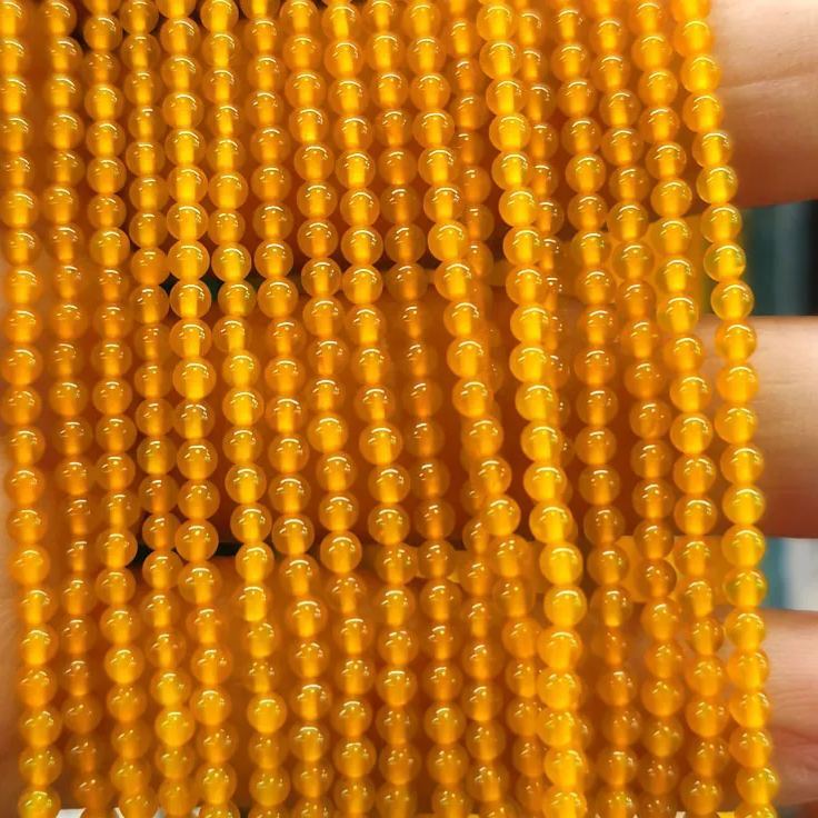 2mm 3mm Mini Natural Gemstone Round Beads Strand