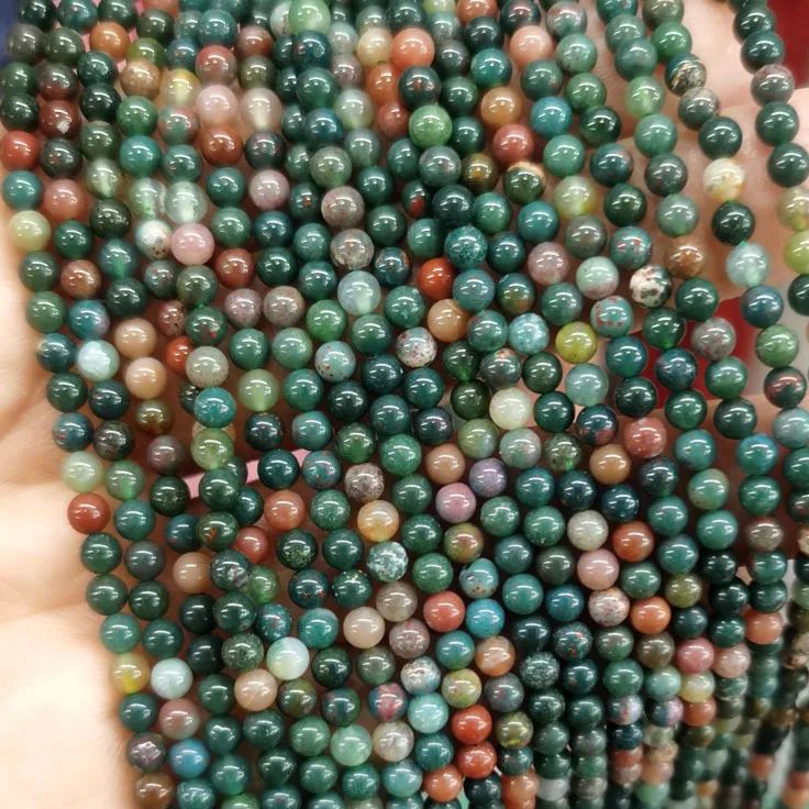 2mm 3mm Mini Natural Gemstone Round Beads Strand