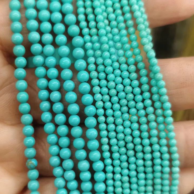 2mm 3mm Mini Natural Gemstone Round Beads Strand