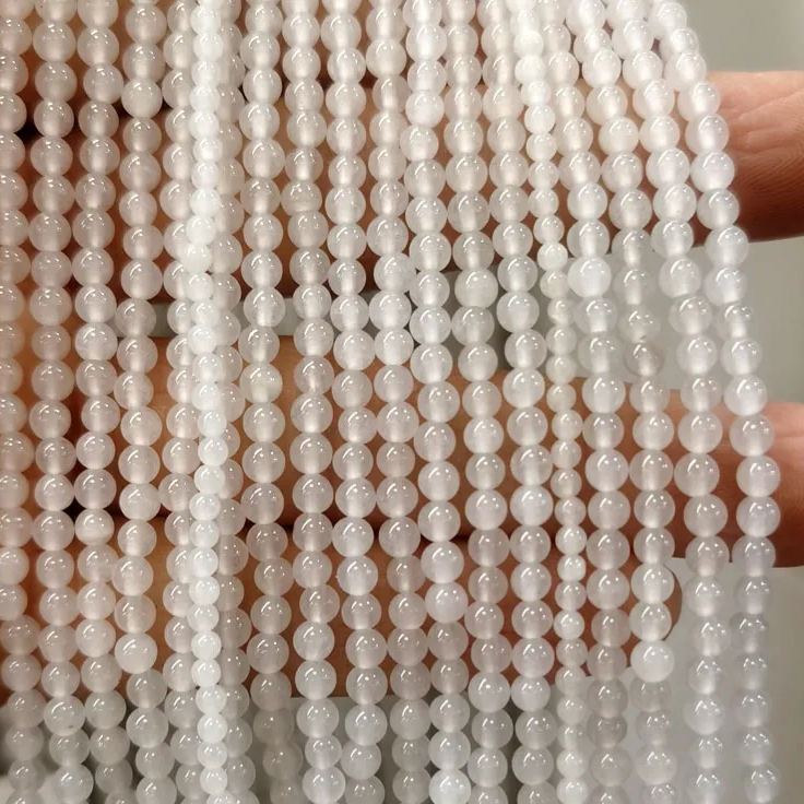 2mm 3mm Mini Natural Gemstone Round Beads Strand