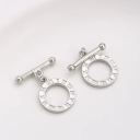 #11 Roman numerals clock platinum 14mm