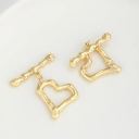 #20 lava heart  14k gold 23*22mm