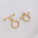 #24 screw thread  14k gold 13mm