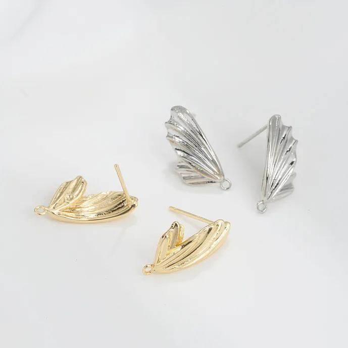 Ornamented Earrings Posts Accessory for Earrings Making