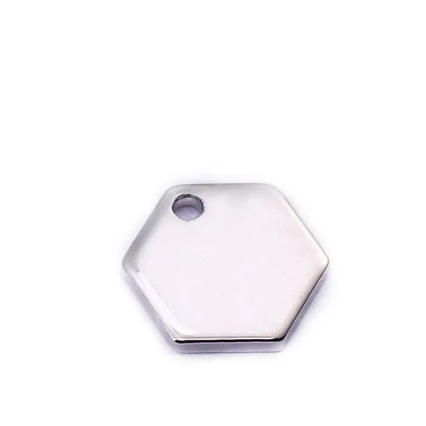 Gold Plated Geometric Sheet Charms 10pcs for Jewelry DIY