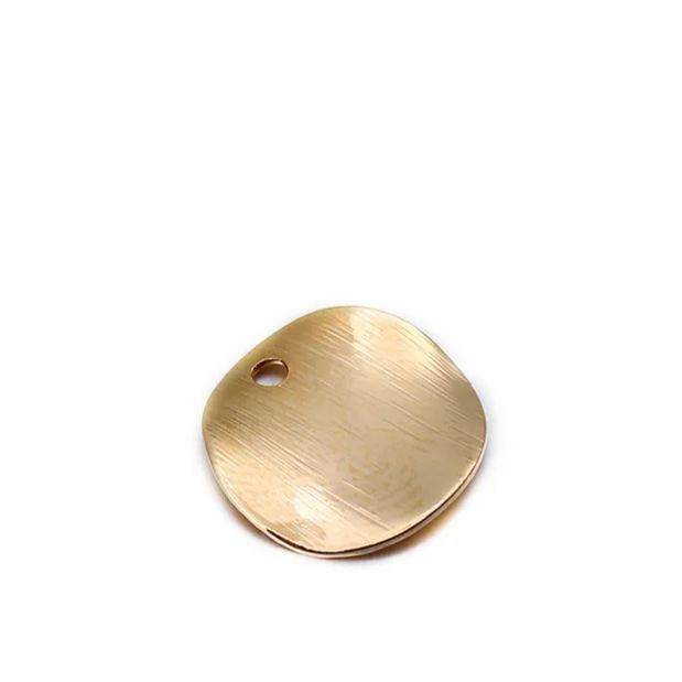 Gold Plated Geometric Sheet Charms 10pcs for Jewelry DIY