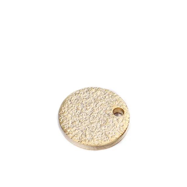 Gold Plated Geometric Sheet Charms 10pcs for Jewelry DIY