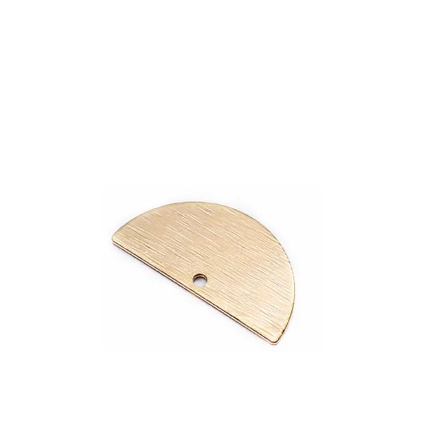 Gold Plated Geometric Sheet Charms 10pcs for Jewelry DIY