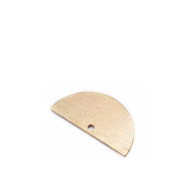 Gold Plated Geometric Sheet Charms 10pcs for Jewelry DIY