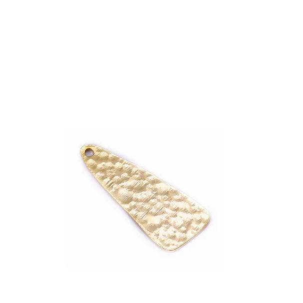 Gold Plated Geometric Sheet Charms 10pcs for Jewelry DIY