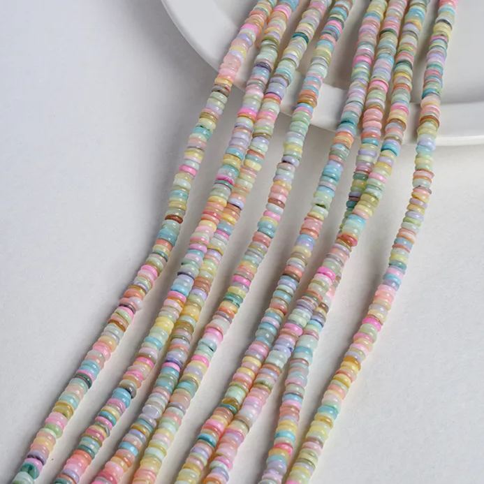 Dyeing Shell Irregular Sead Beads Strand for Jewelry DIY