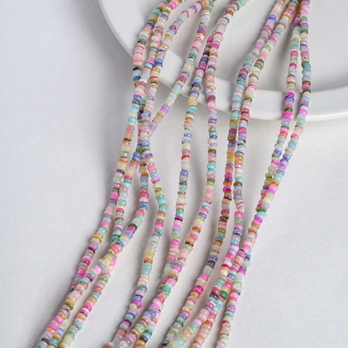 Dyeing Shell Irregular Sead Beads Strand for Jewelry DIY