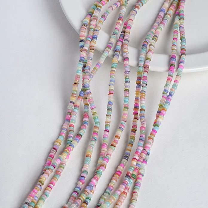Dyeing Shell Irregular Sead Beads Strand for Jewelry DIY