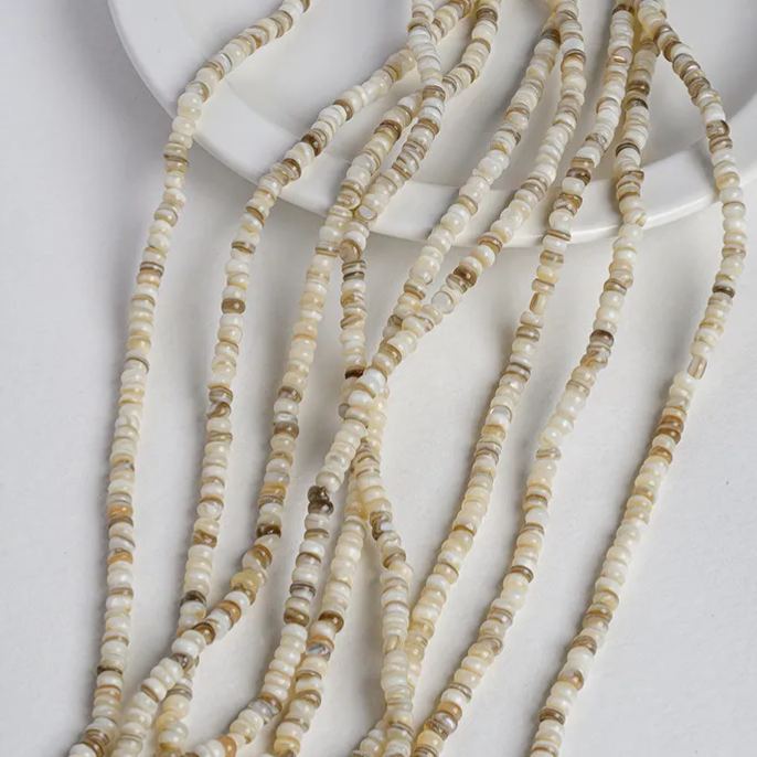 Dyeing Shell Irregular Sead Beads Strand for Jewelry DIY