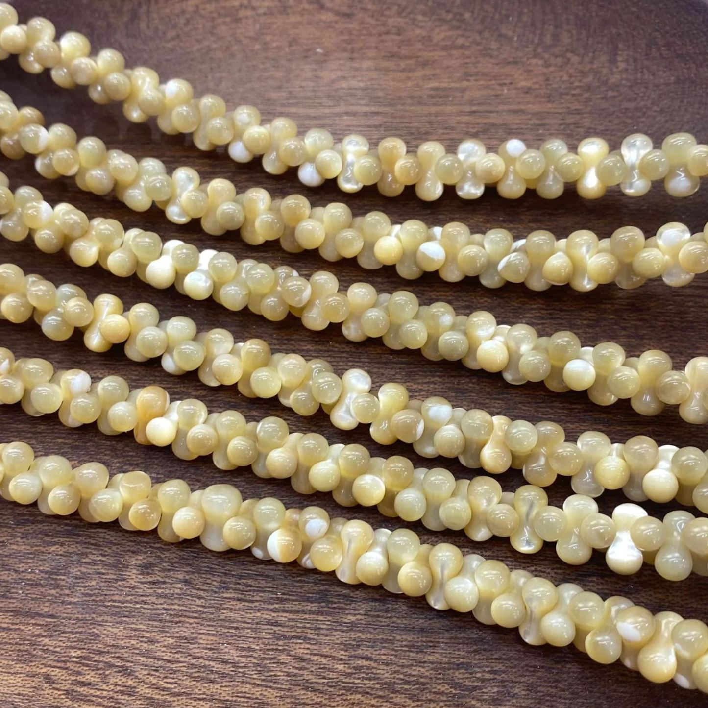 Commercial Trochus 4*8mm Peanut-Shaped Beads Strand 