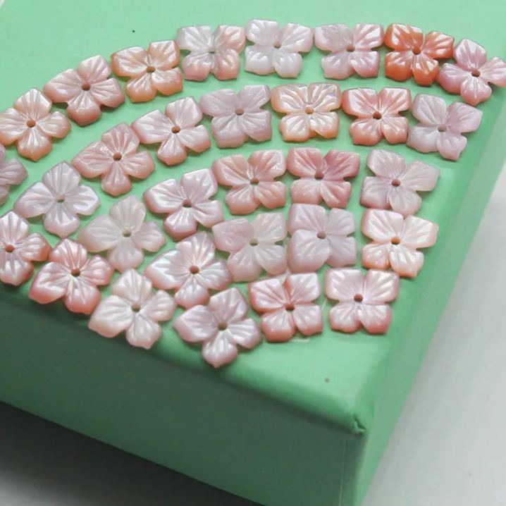 Flowers Carved from Natural Shell 1 Piece