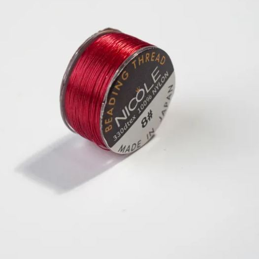 Japan 330dtex 0.225mm 50yds Nylon Beading Thread