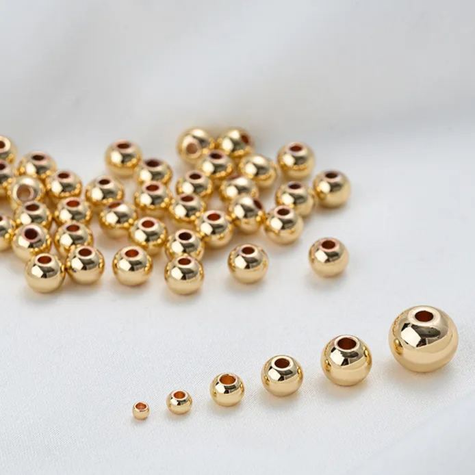 Titanium Steel Smooth Round Beads for Jewelry DIY