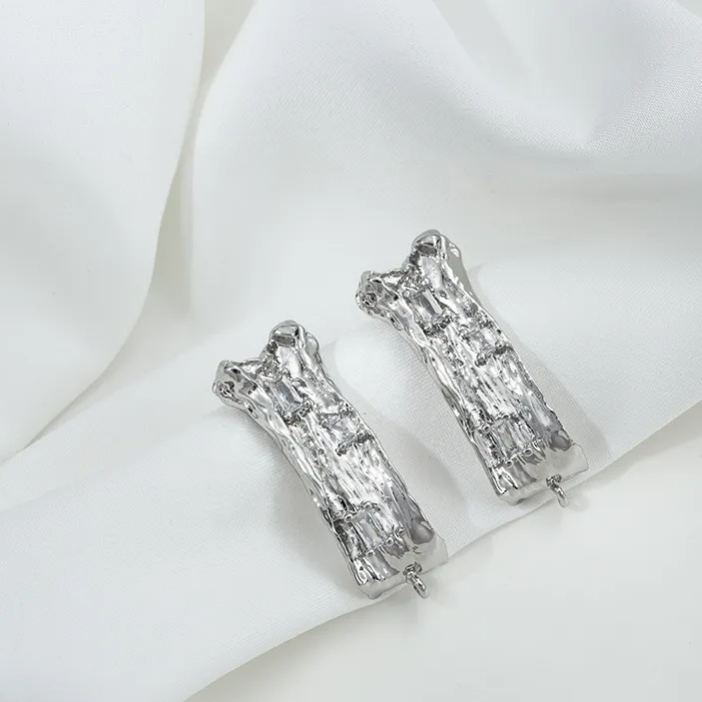 Ornamented Earrings Posts Accessory for Earrings Making