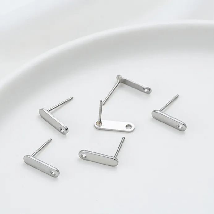 Titanium Steel Earrings Post Earrings Hooks Accessory 1 Pair