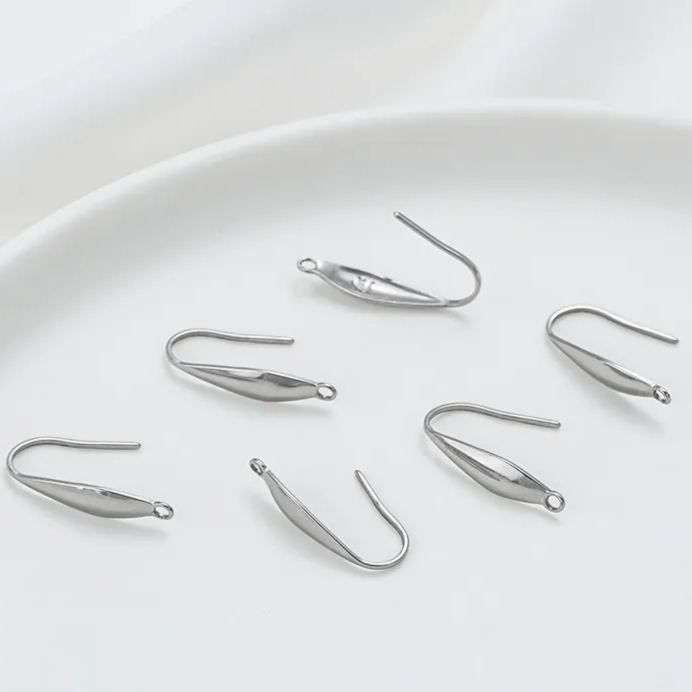 Titanium Steel Earrings Post Earrings Hooks Accessory 1 Pair